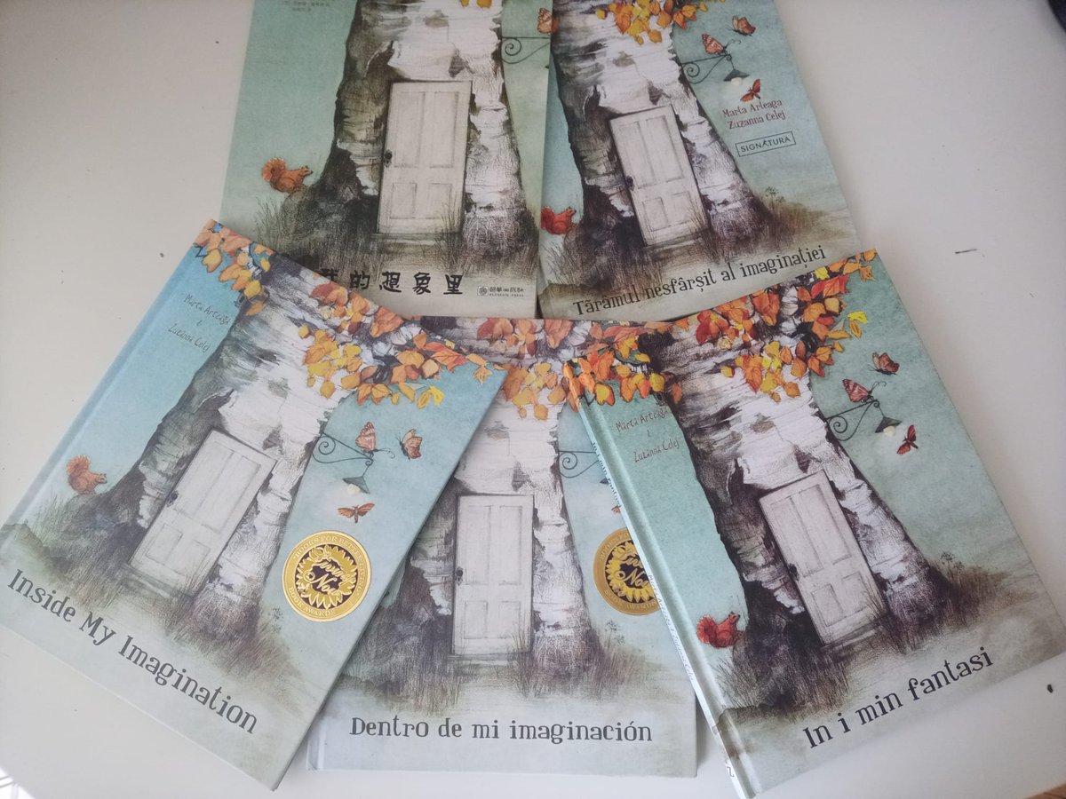 Mi querido y multipremiado libro #dentrodemiimaginación traducido al chino, sueco, castellano, inglés y ahora rumano. Abriendo las puertas de la imaginación por todo el mundo, gracias! <a href="/CuentoDeLuz/">Cuento de Luz</a>
 ilustración: @zuzannacelej