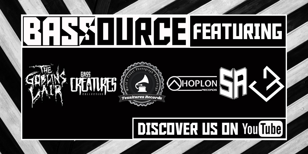 SourceBass's tweet image. If you are looking for a different bass music channel than the rest, stop looking. Our partners will destroy your brain.

From now on, here you will find all the sounds of The Goblins Lair, @BassCreatures, @TessituresLabel, @HoplonRecords, @syndicateaudio and @BiophazeRecords
