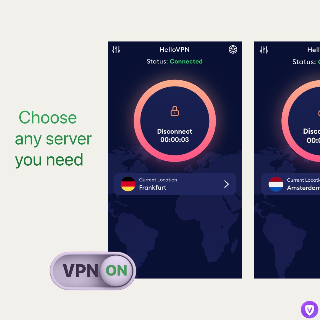 HelloVPNApp's tweet image. Connect even faster now to a secure private network😍  Watch stream and browse as you please, as VPN protects your data ✅ ✅ ✅ 
#hellovpn #VPN #saudi #privacy #proxy #unblock #free #infosec #Dubai #UAE #VoIP #privatenetwork #IP #proxy #security #free #best #install #IoT #Web