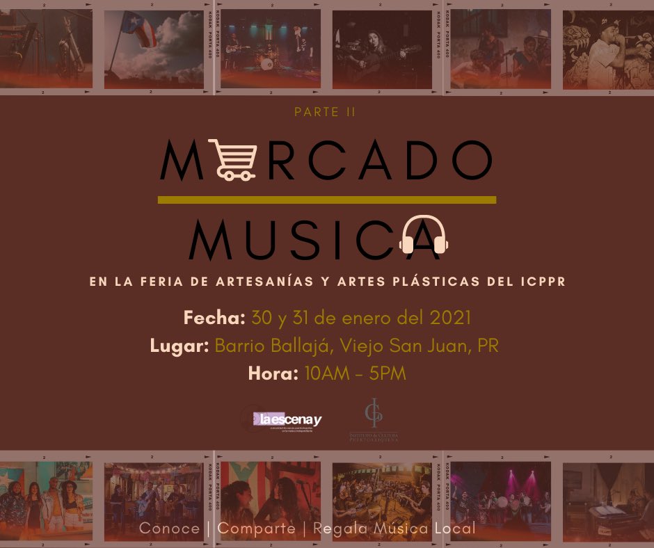 🎶 Este fin de semana volvemos a unirnos al  mercado del <a href="/icppr/">Instituto de Cultura Puertorriqueña</a> 🌟 A compartir mercancía y música en vivo con todxs. 30 y 31 de enero, desde las 10AM hasta las 5PM en Ballajá, VSJ PR. 

Asegúrate de seguir el protocolo y las medidas de seguridad del COVID-19. ¡Les esperamos!