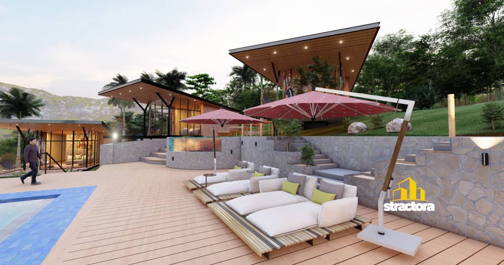 You have to go whole heartedly when it comes to designs . Look at this beautiful place! #RwOT #Architecture