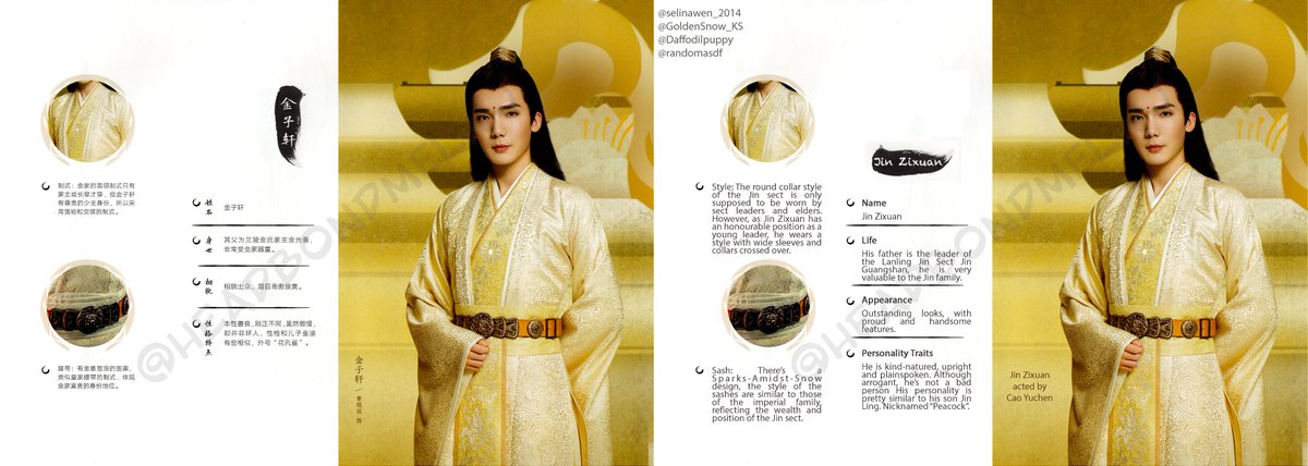 18jin zixuan character sheet and costume description