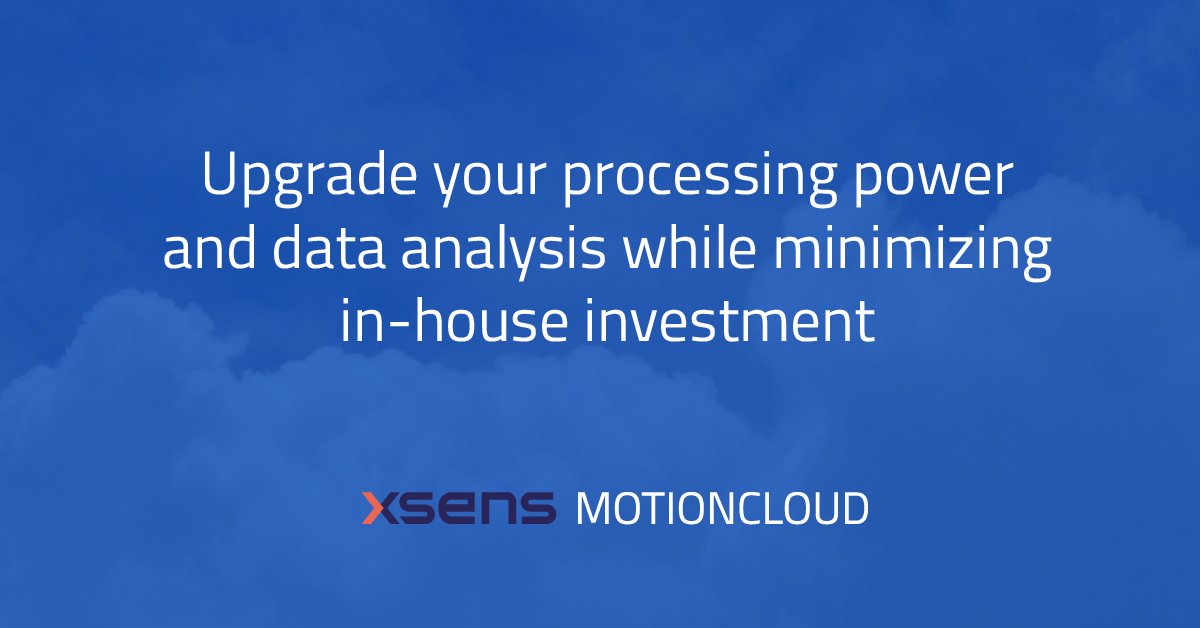 XsensEnt's tweet photo. ☁️ Xsens MotionCloud
This state-of-the-art platform provides fast and accurate #DataAnalytics and reporting in an easy-to-use format. #MotionCloud delivers the results you want with the freedom you need!
Check out the beta version here: https://t.co/UyBub3c1Cq
#MVN https://t.co/C4Jxa3j49J