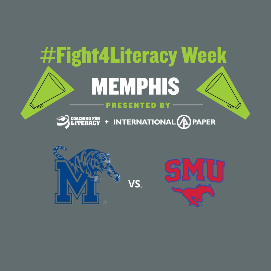 Tonight the @Memphis_MBB join #Fight4Literacy to give kids in Memphis the gift of reading. You can join them along with us and International Paper Co. in @CoachingforLit #Fight4Literacy: pledgeit.org/memphisfflw21