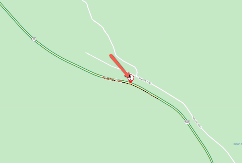 ArizonaDOT's tweet photo. *CRASH SR 188*
A crash has closed SR 188 EB west of SR 288 at MP 231.
#sr188 #aztraffic #apachetrail https://t.co/ZSkncbrdPr