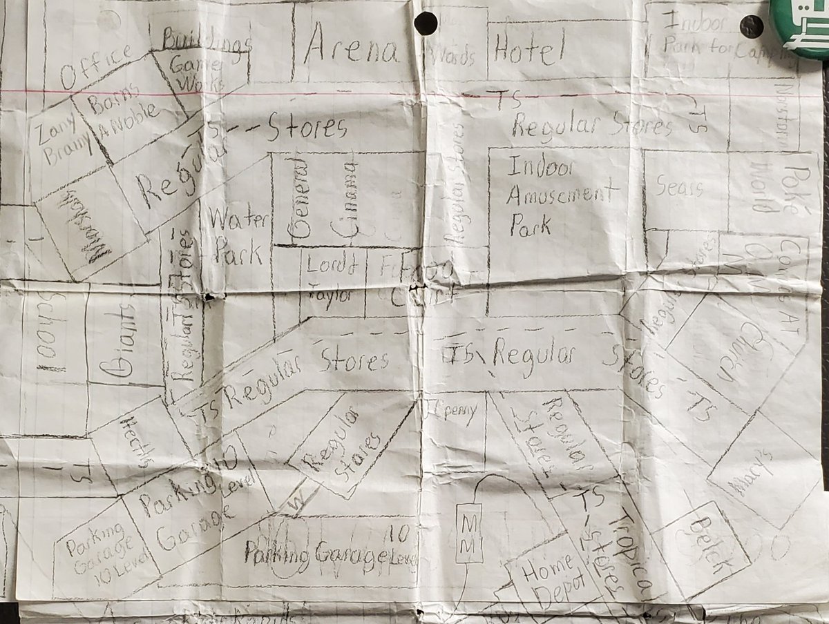 Today I uncovered plans for MEGA Mall that I made some 21 plus years ago! It's fun to see where my imagination was back then.Malls were still somewhat relevant at that time and this was long before my full blown urbanist ways.