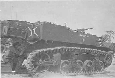Many Stuarts sustained damage early on, whether from bombardment or enemy action, which saw a steady but undeniably patchy trend to remove the turret and 'Jalopy' them into turret-less recce AFVs.Essentially a chonky carrier.The loss of the 37mm wasn't that big a deal. /14