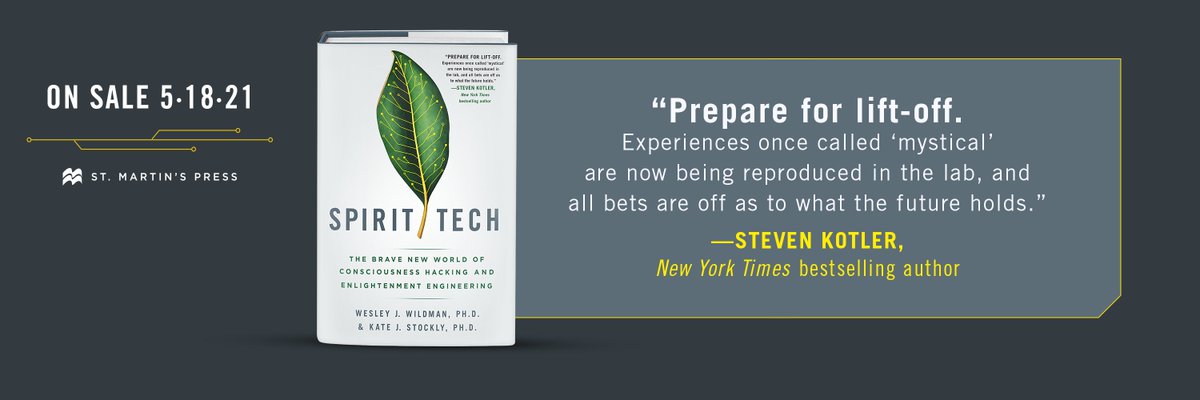 MindandCulture's tweet image. Spiritual seeking has merged with high-tech entrepreneurism. #SpiritTech investigates new tech and looks at how they are likely to develop over the next few decades. Available for pre-order now!

@KateJStockly @WesleyWildman @StMartinsPress

mindandculture.org/2020/09/22/pre…