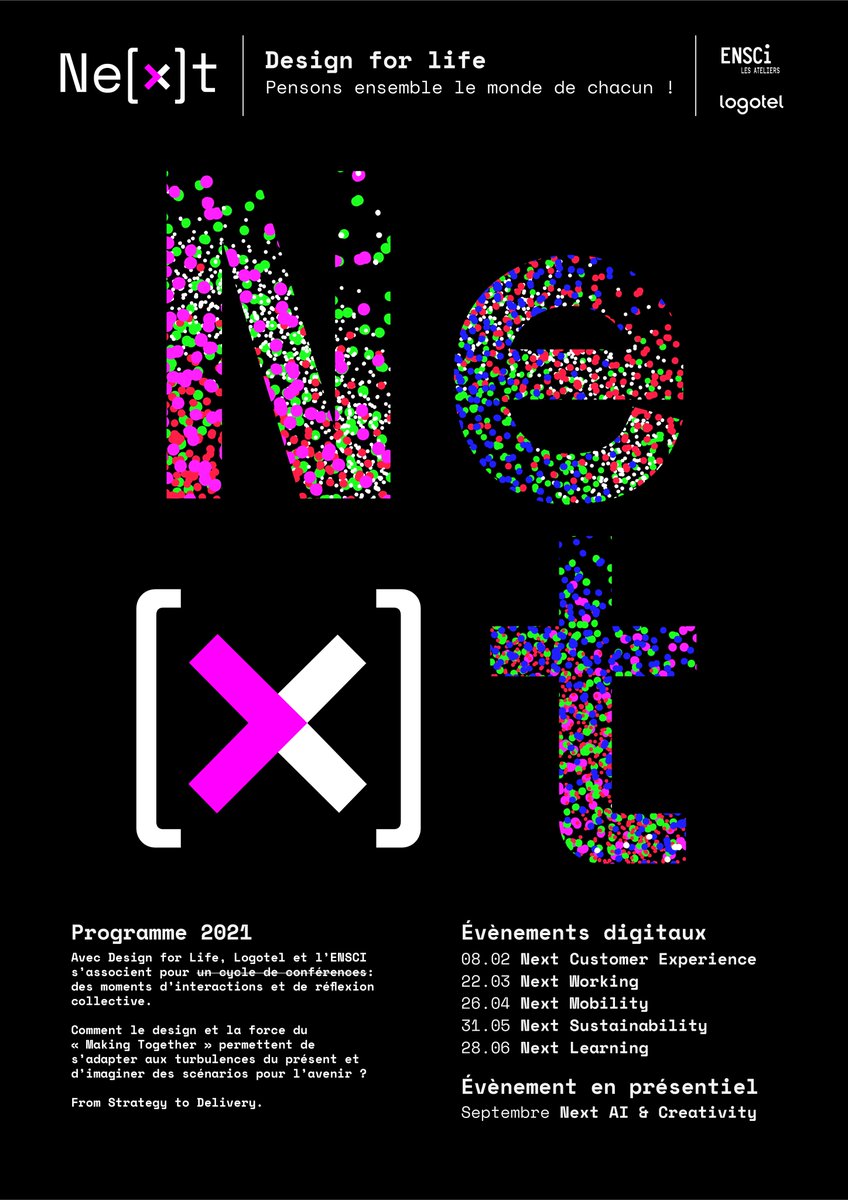 Logotel's tweet image. A new partnership between Logotel and ENSCI to understand what "designing for life" means.
How can designers operate a reframing of our life-work system?
We’re joining forces for a cycle of appointments, focusing on the transformations we are experiencing.
logotel.it/en/nextworking…