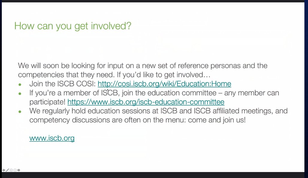 ISCB Education COSI tweet media