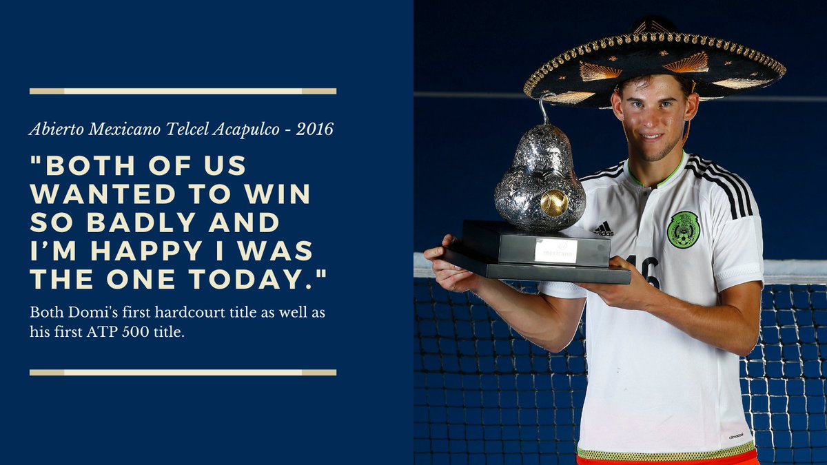 Dominic Thiem  Title WinnerA thread: From 2015 until now.