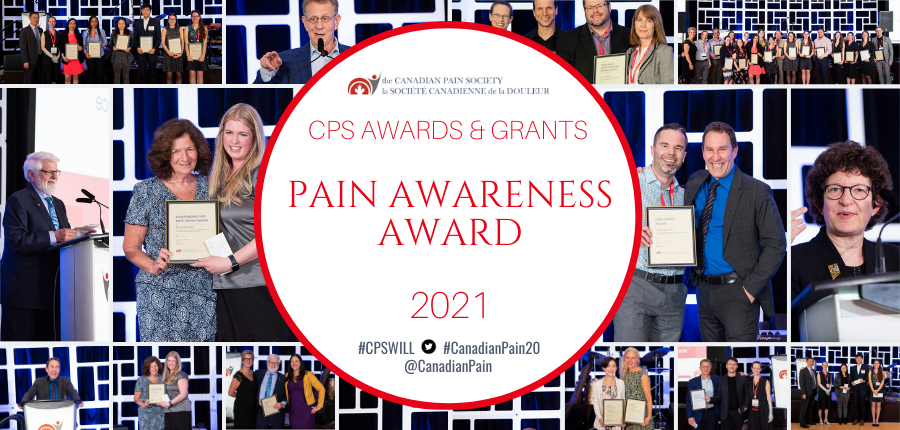 AGEWELL_NCE's tweet image. A big congratulations to Dr. Thomas Hadjistavropoulos on receiving the 2021 Canadian Pain Society's Pain Awareness Award and a big round of applause to the whole @seepainmc team for all your work on the #SeePainMoreClearly campaign and beyond. 👏