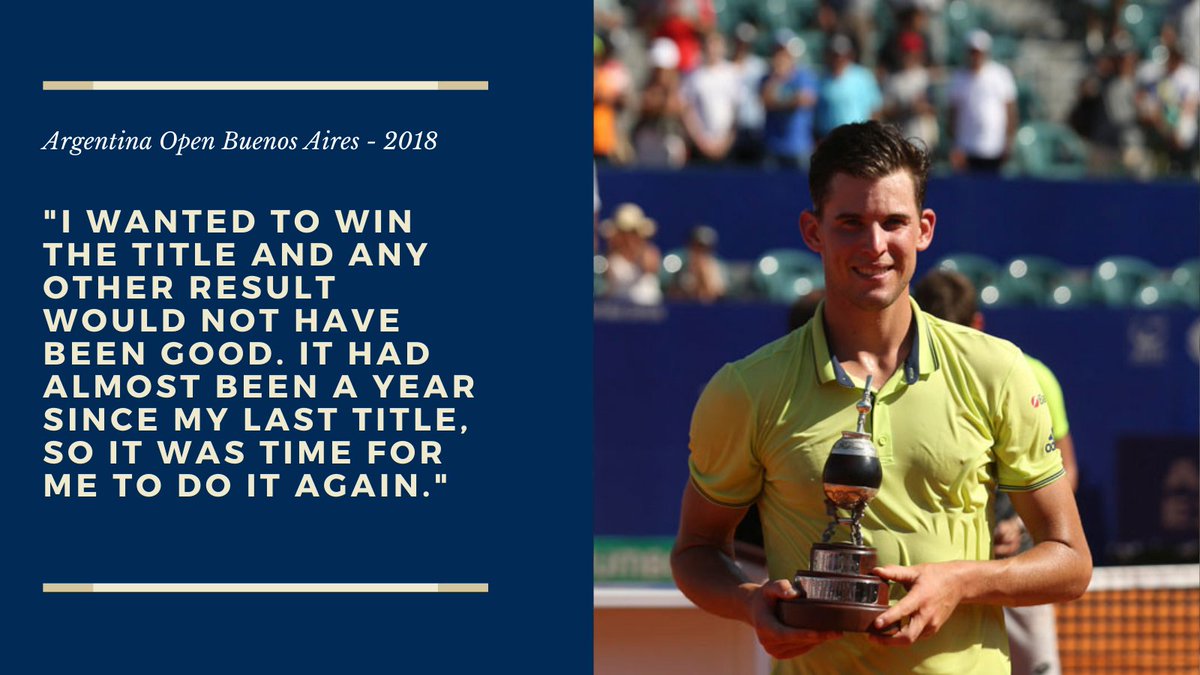Dominic Thiem  Title WinnerA thread: From 2015 until now.