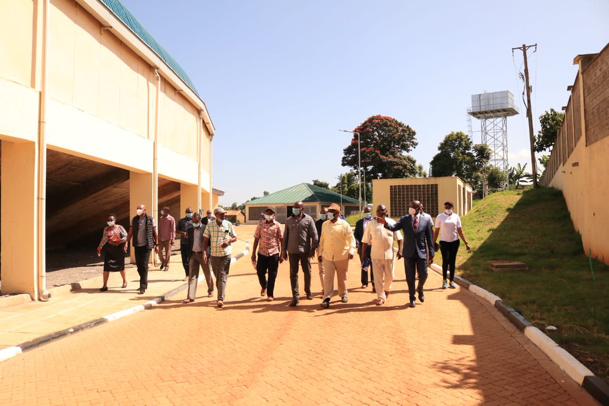 MrGideonKimathi's tweet photo. I Received a delegation  of Sports ministry officials led by CAS Noor Hassan and PS Joe Okudo who inspected final refurbishment works on Kinoru Stadium. The Stadium is a great investment in the County which will play a key role in youth empowerment and talent development https://t.co/BUyQtBiXm9