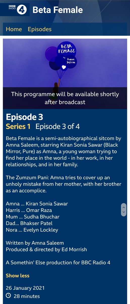 To my fellow @FagsMagsandBags fans: you can catch me in today's brand-new episode of Beta Female: written by @AGlasgowGirl and produced by @edmorrish.

@BBCRadio4 at 6:30pm!