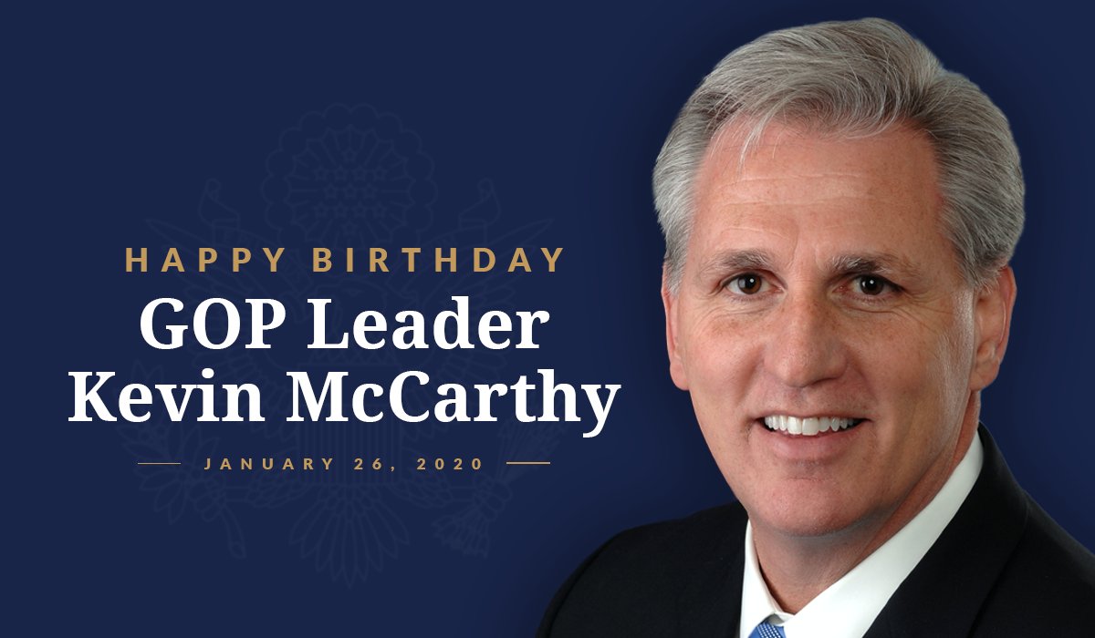 Happy Birthday to our Kevin McCarthy! 