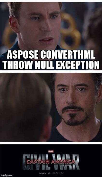 overflow_meme's tweet image. Aspose ConvertHml throw Null Exception stackoverflow.com/questions/6589… #linux #asposepdf #dotnetcore #aspose #csharp