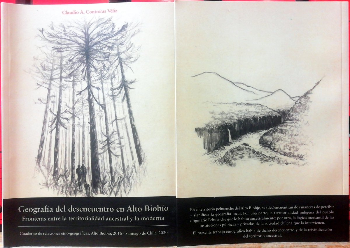 #DepósitoLegal en #BNdeChile de “Geografía del desencuentro en Alto Biobío: Fronteras entre la territorialidad ancestral y la moderna”, de Claudio A. Contreras Véliz. Libro depositado en #BNdeChile por su autor.
Contáctenos: depositolegal@bibliotecanacional.gob.cl