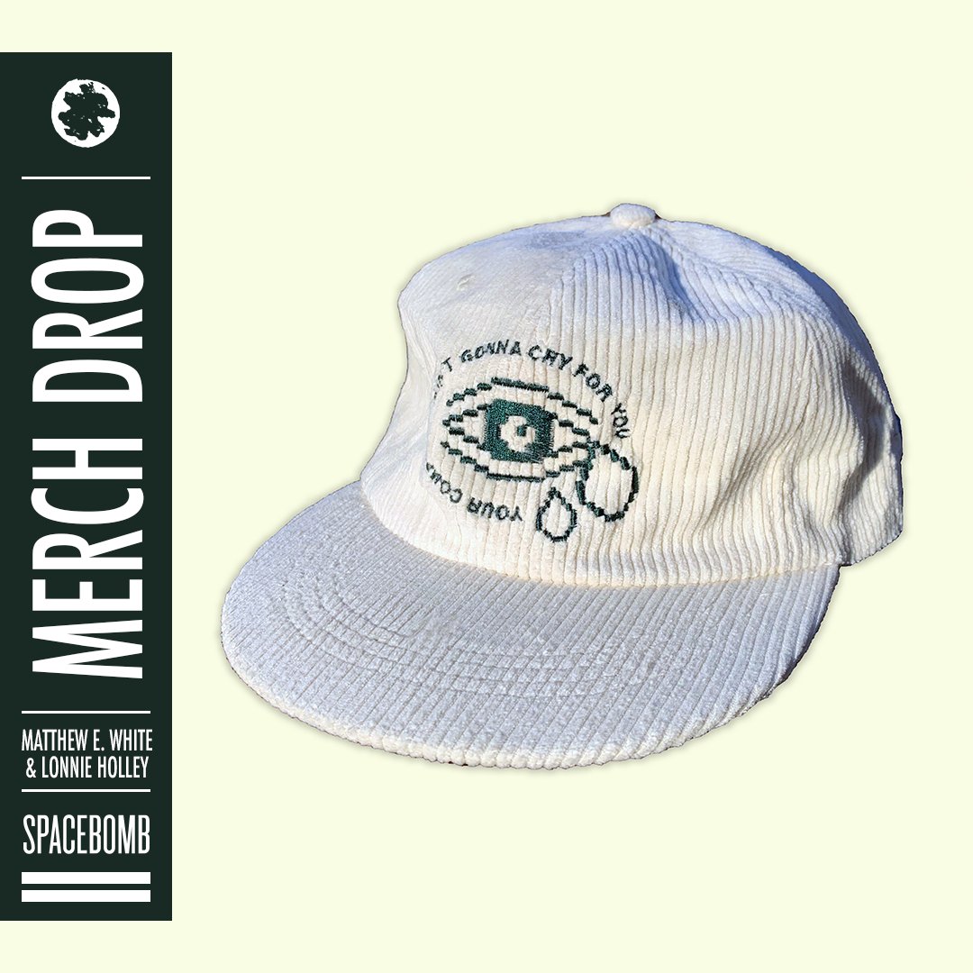 Your Computer Ain't Gonna Cry For You 🧢
Introducing the <a href="/lonnieholley/">Lonnie Holley</a> &amp; <a href="/matthewewhite/">Somebodyatkbaylovesyou</a> lyric hat on white, wide wale corduroy. Available in the album bundle or on its own >> ffm.to/brokenmirrorph…