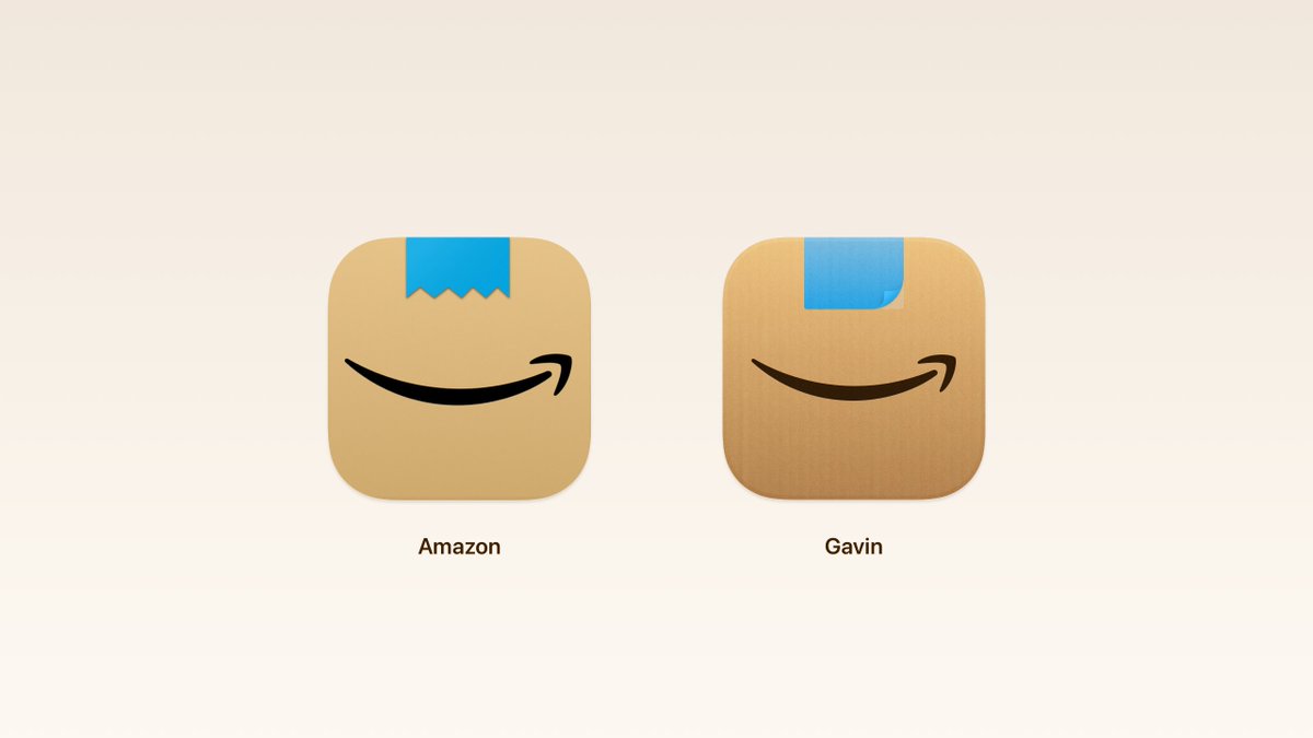 Gavin Nelson I Love The Direction Of The New Amazon App Icon But It Gave Me The Urge To Take A Pass At The Execution Myself