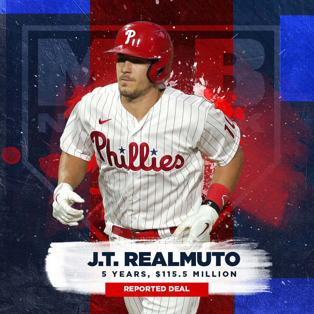 MLB Network on X: J.T. Realmuto has reportedly inked a five-year