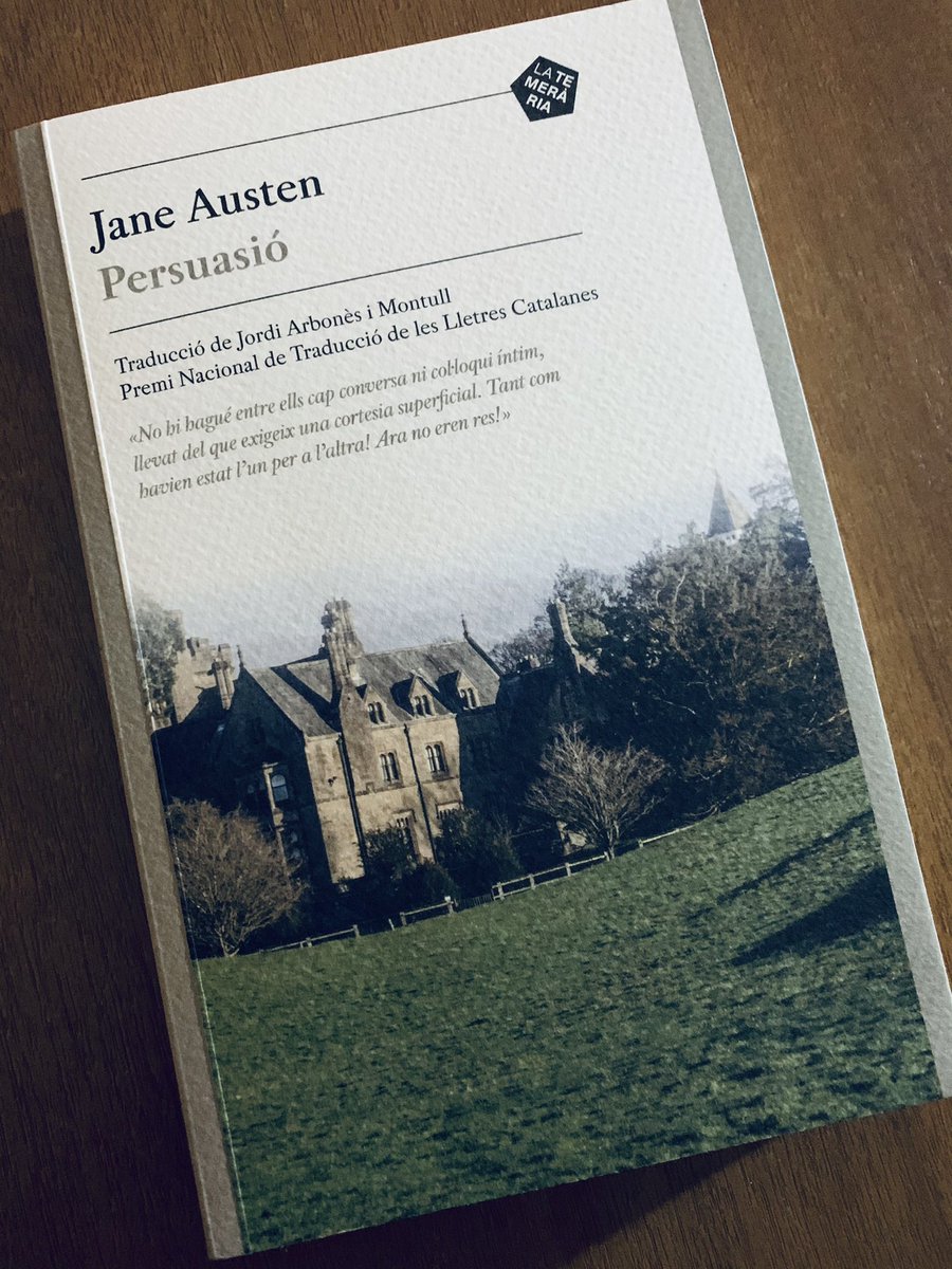 redondocristina's tweet photo. @soytrotalibros La @blancapujals ja sap que sóc molt fan de les edicions de @Viena_Edicions però @soytrotalibros mira quina delicatessen de #Persuasió de #JaneAusten van editar al 2020 a #LaTemeràriaeditorial @temeraria2015 #lecturespendents 📚📚📚📚🤦🏻♀️ https://t.co/nAi0cWf4qo