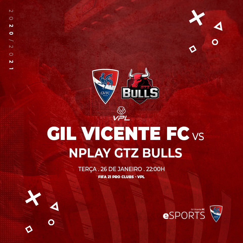 FIFA 21 | PROCLUBS

🏆 VPL

🥊 Gtz Bulls

⏰ 22h00