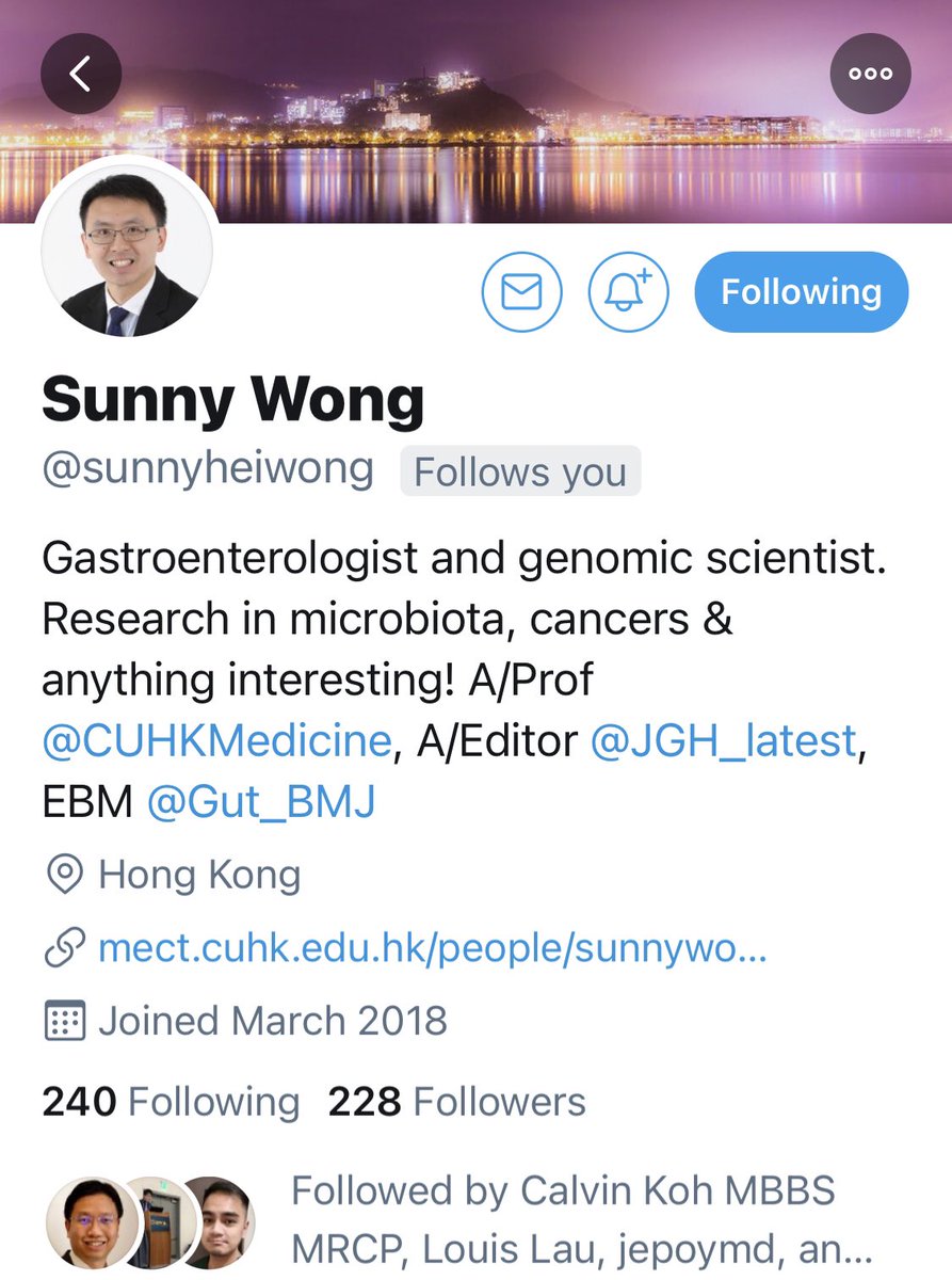 First I got followed on Twitter by a well known GI friend and I followed back. Didn’t realize I was already following him before and this was a fake account with the same profile details.