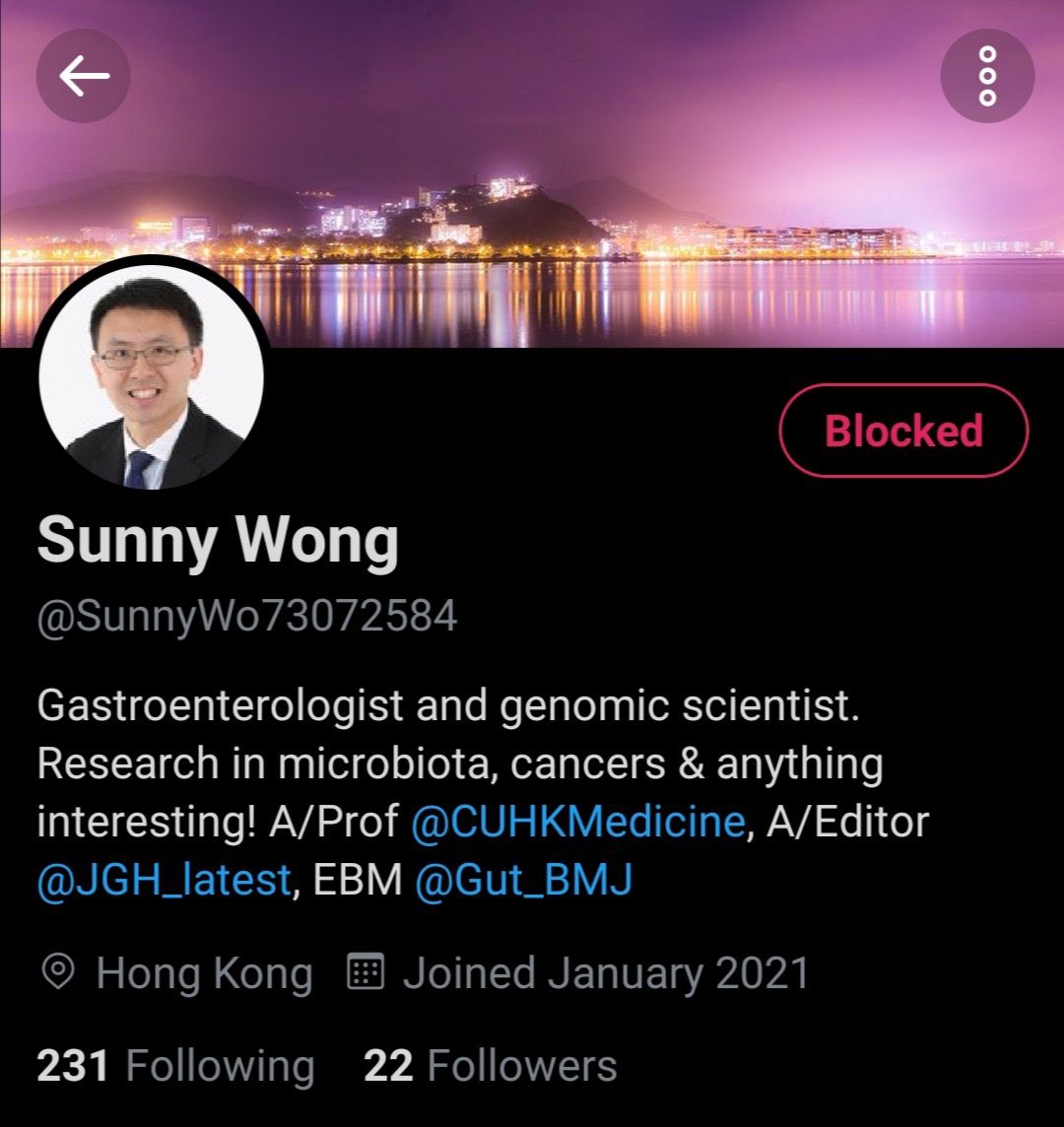 First I got followed on Twitter by a well known GI friend and I followed back. Didn’t realize I was already following him before and this was a fake account with the same profile details.