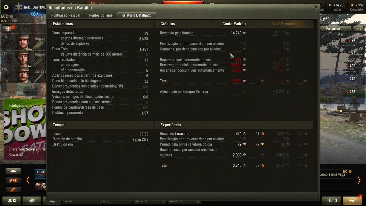Harry30640540's tweet photo. @worldoftanks @Jambijon1 So I'm withgoing my information and the prints!
Because I did not receive the reward of Somua S35 as it was posted I fulfilled the application! I'm waiting for a response!
TheD_Day
Base XP: 824
NA https://t.co/gJ9O7XnK5v