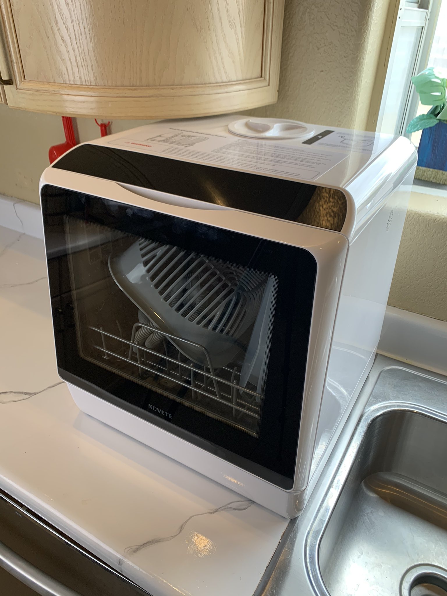 Review of Novete Compact Dishwasher  Novete Portable Dishwasher 