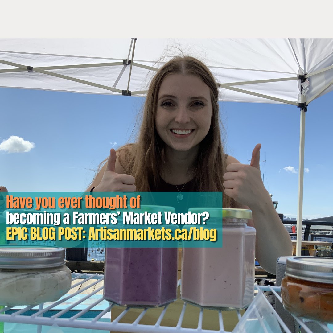 BurnabyArtisan's tweet photo. Ever thought of becoming a #FarmersMarket Vendor?
Wonder what it would take? Check out this EPIC blog post with what you need to know and tips from experienced vendors:
https://t.co/56qb7t84h8
#BCAFM #ediblevancouver #bctastesbetter #yvrprep #Burnaby #entrepreneurs #BBOT #BCAFM https://t.co/6hMVlLJnnF