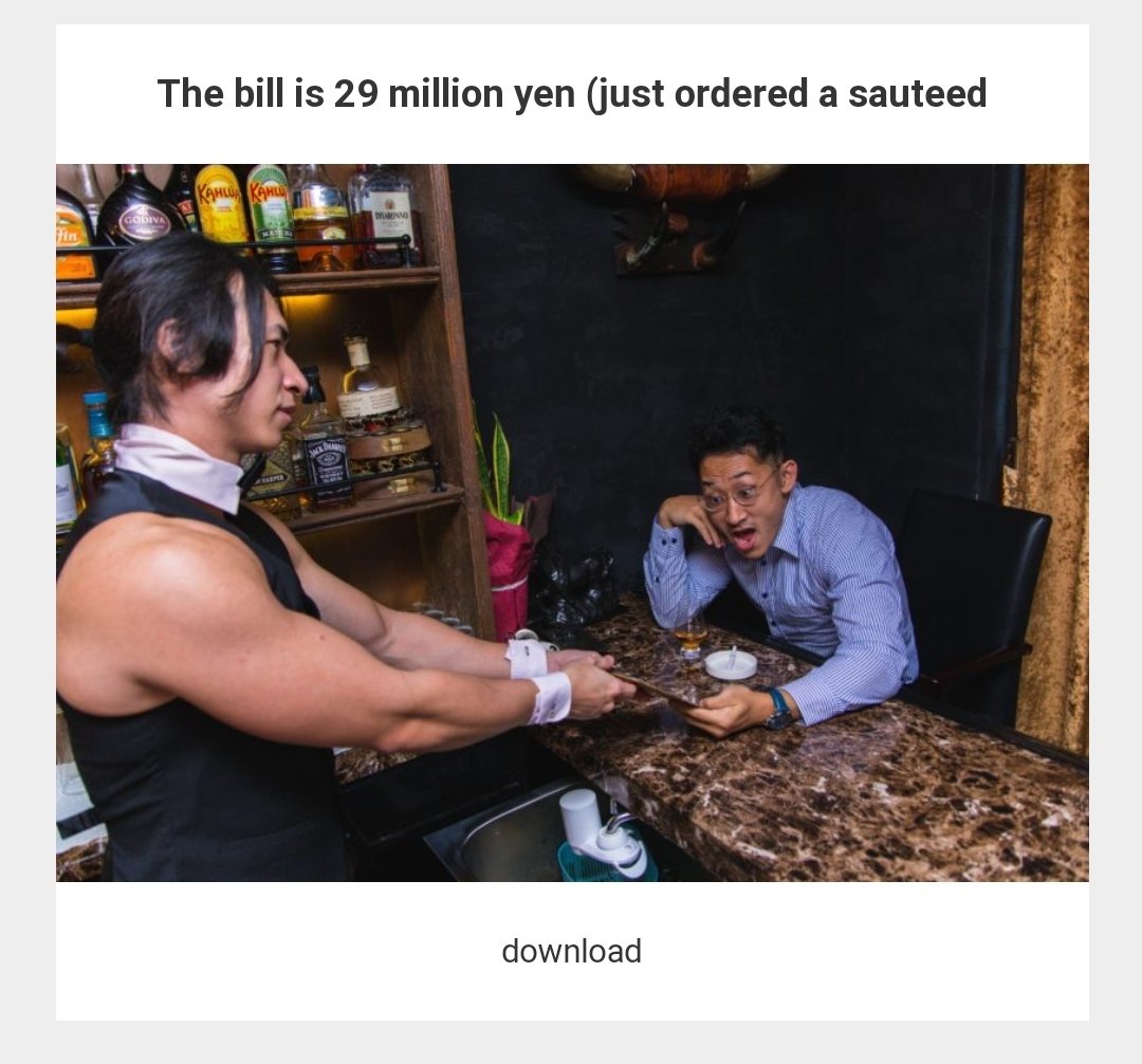 Spit finding out his drink was not sexual