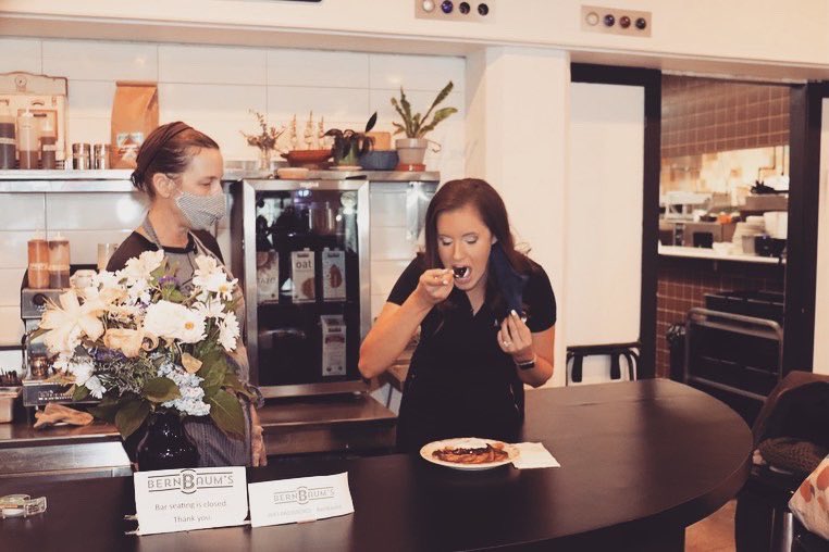 LydiaBlumeWX's tweet photo. After the show today, we filmed part 3οΈβ£ of the Pancake Project β¨π₯
π a sourdough pancake with lingonberries & whipped cream π 25 days until the @FargoKiwanis Pancake Karnival βΌοΈπͺ
#FlipForKids
https://t.co/O1edDiDHEl https://t.co/PP4TzfVQRO