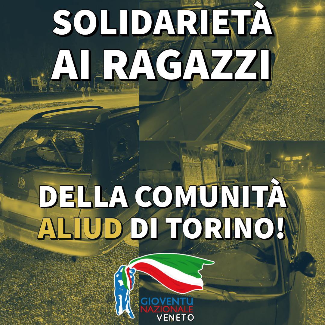 Tutto questo è inaccettabile. Solidarietà ai ragazzi di Gioventù Nazionale aggrediti dalla sinistra buona, moralista e democratica.
