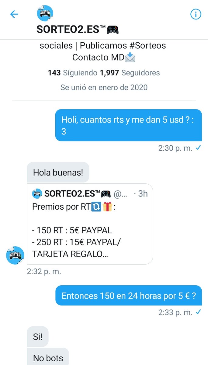 Ocupo 150 rts en 24 horas para que @Sorteo2_es me regale 5€ 

Ayúdenme porfavor ♥️