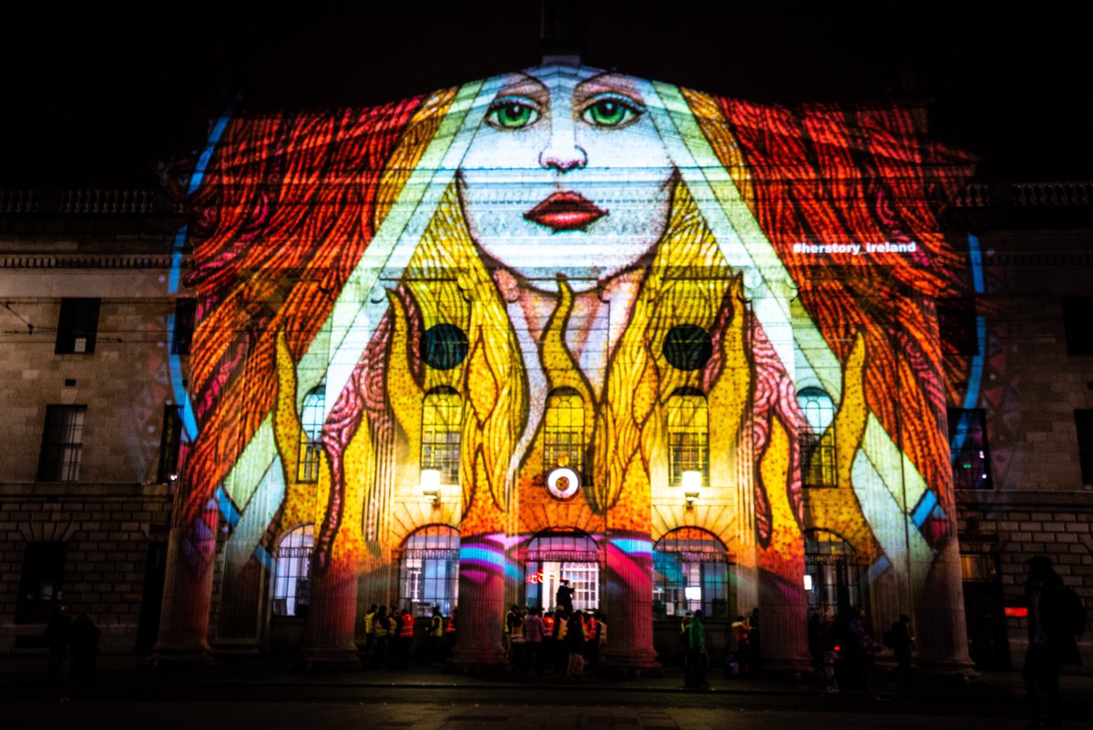 Brigid is a triple goddess – the goddess of healing symbolised by water, goddess of the alchemical force of fire, & goddess of poetry. For  #BrigidsDay we will invoke her healing powers in an epic  #Herstory light show honouring the victims & survivors of the  #MotherAndBabyHomes
