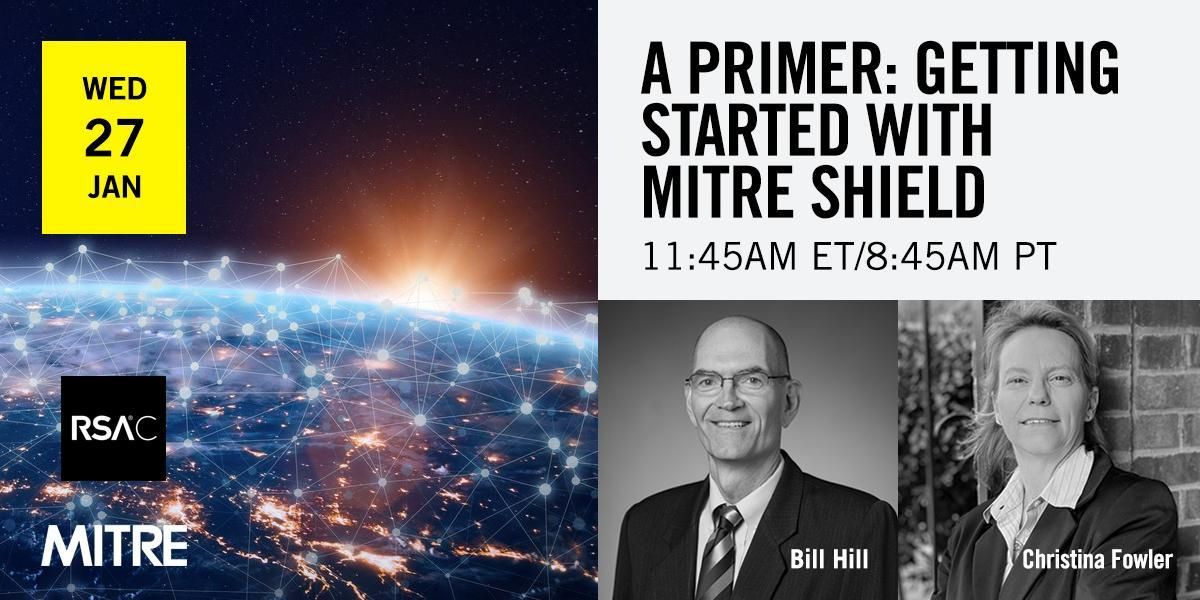 fowlermom6's tweet photo. Looking forward to seeing everyone tomorrow at the RSAC 365 Virtual Summit. We will be giving a primer on active defense and MITRE Shield.  #RSAC2021 #RSAC #mitreshield https://t.co/7XGSRYLPlz