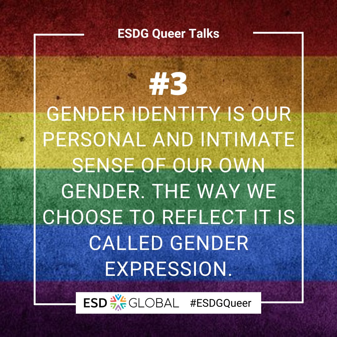 ESD_Global's tweet photo. Why is gender identity so important?
.
.
.
#ESDMovement #ESDGlobal #ESDGQueer #empowerment #community #lgbtiqa #lgbtqia #pride #proud #selfdefense #diversityandinclusion #gender #identity #expression https://t.co/kLbp45aid9