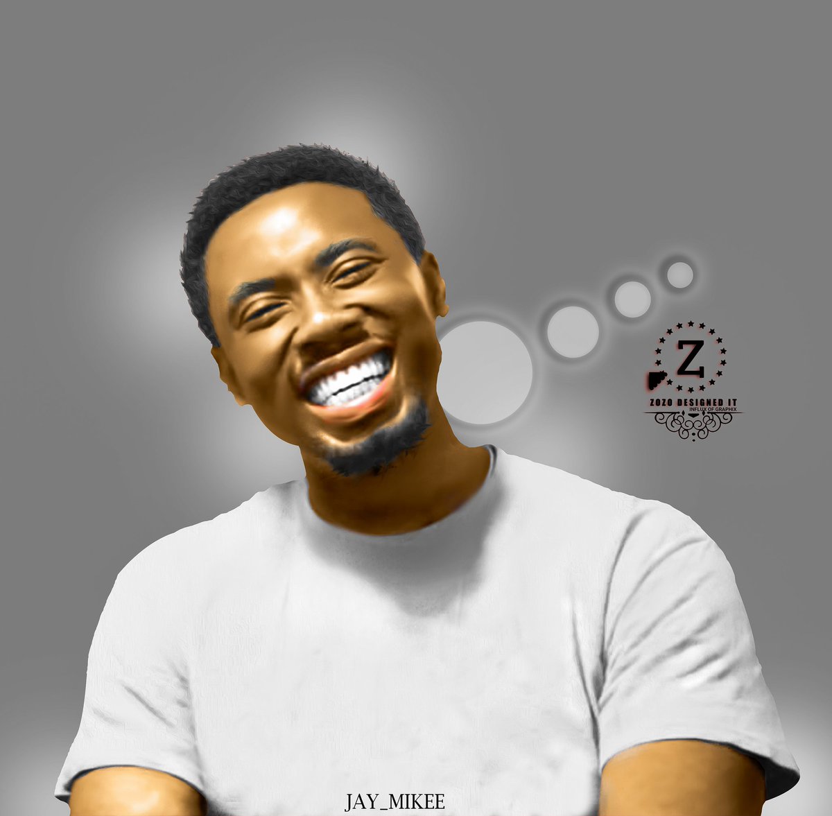 adezozo's tweet photo. Kindly hit the retweet button till @jay_mikee sees this smudge art I painted for him
#zozodesignedit
#artist
#portrait #illustration #ReadySetPowerUp https://t.co/lEYlcIyGGJ