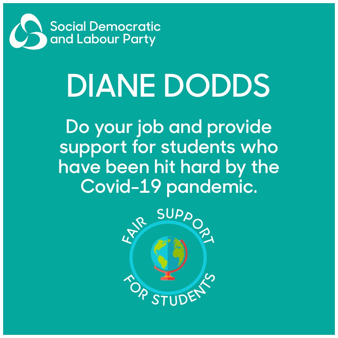 UUSDLP's tweet photo. Students deserve support!

A payment of £500 to every Northern Ireland student would cost approximately £32 million, just a fraction of the £105 million the Department for Economy has handed back unspent, in recent days.

👇Sign the petition! 👇https://t.co/yfFGLxWjSv https://t.co/OlSTlfIb5L