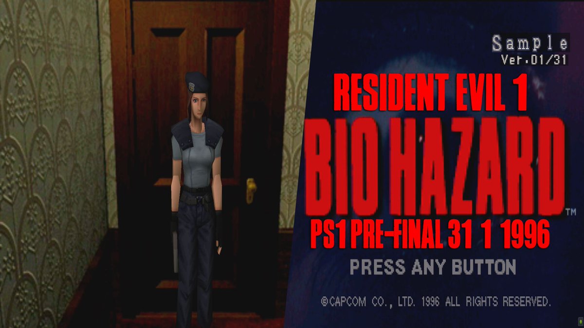 eddy7454's tweet image. Resident Evil 1: PS1 Pre-Final (January 31st 1996) youtu.be/nQaznkjkReI чрез @YouTube #ResidentEvil #Beta #PreFinal #PS1 #Capcom #ChrisRedfield #JillValentine