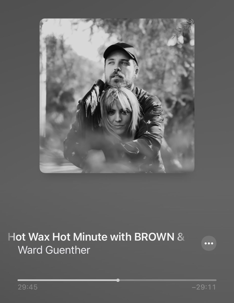 Brown & Gray (@brwnandgray) on Twitter photo Hey y’all. Here’s a working link to our show with the awesome <a href="/wardguenther/">Ward Guenther</a> FFwrd >> to the 29:45 ... enjoy!
music.apple.com/us/station/hot… Hey y’all. Here’s a working link to our show with the awesome <a href="/wardguenther/">Ward Guenther</a> FFwrd >> to the 29:45 ... enjoy!
music.apple.com/us/station/hot…