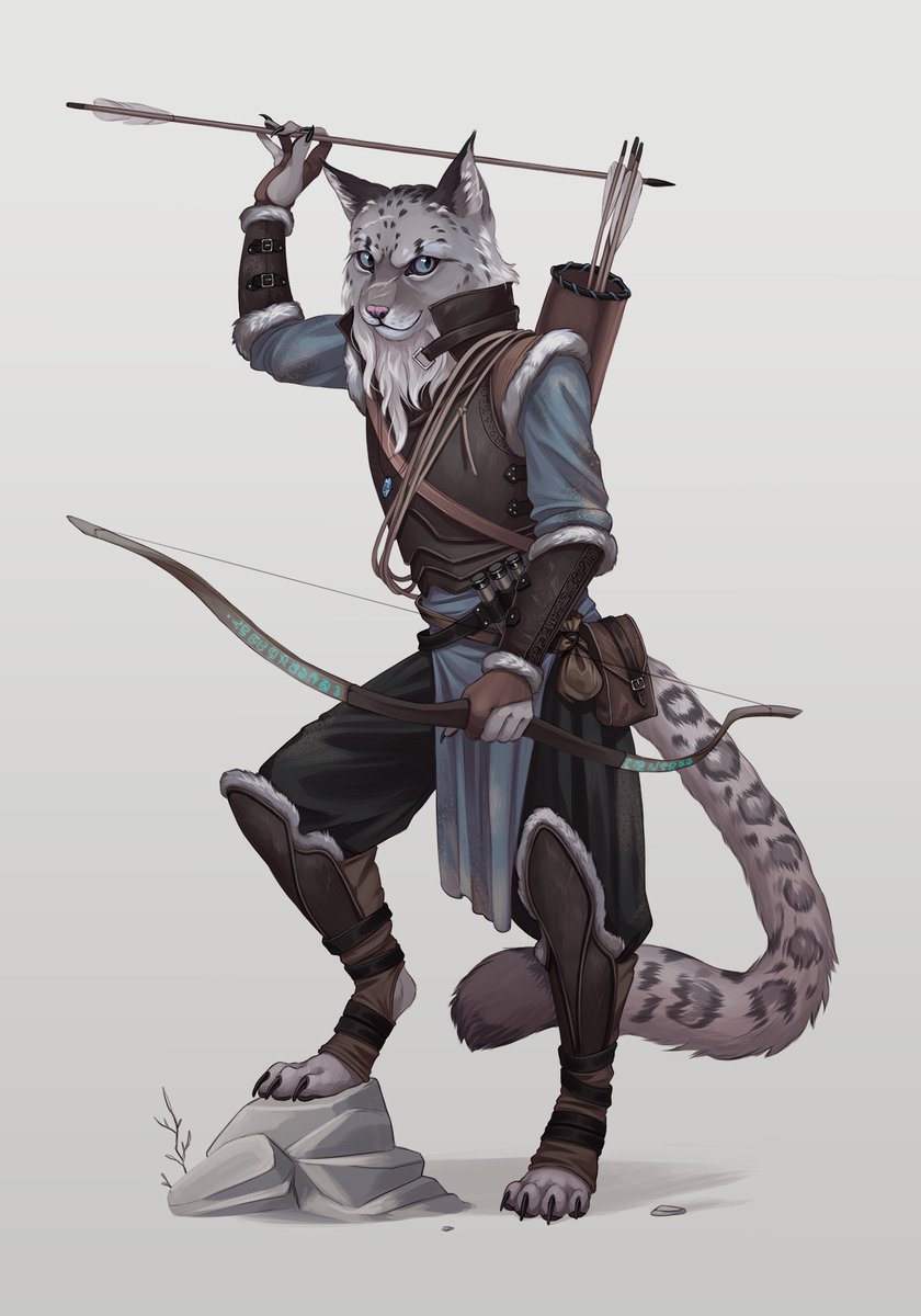 A Tabaxi named M'rowl for @NateTaylor