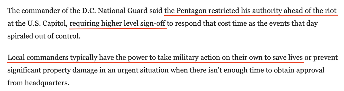 Normally, the D.C. National Guard doesn't require specific permission to save lives and protect the capital city.Trump's people made sure they had to ask "pretty please" - and then ghosted them when the planned attack took place.