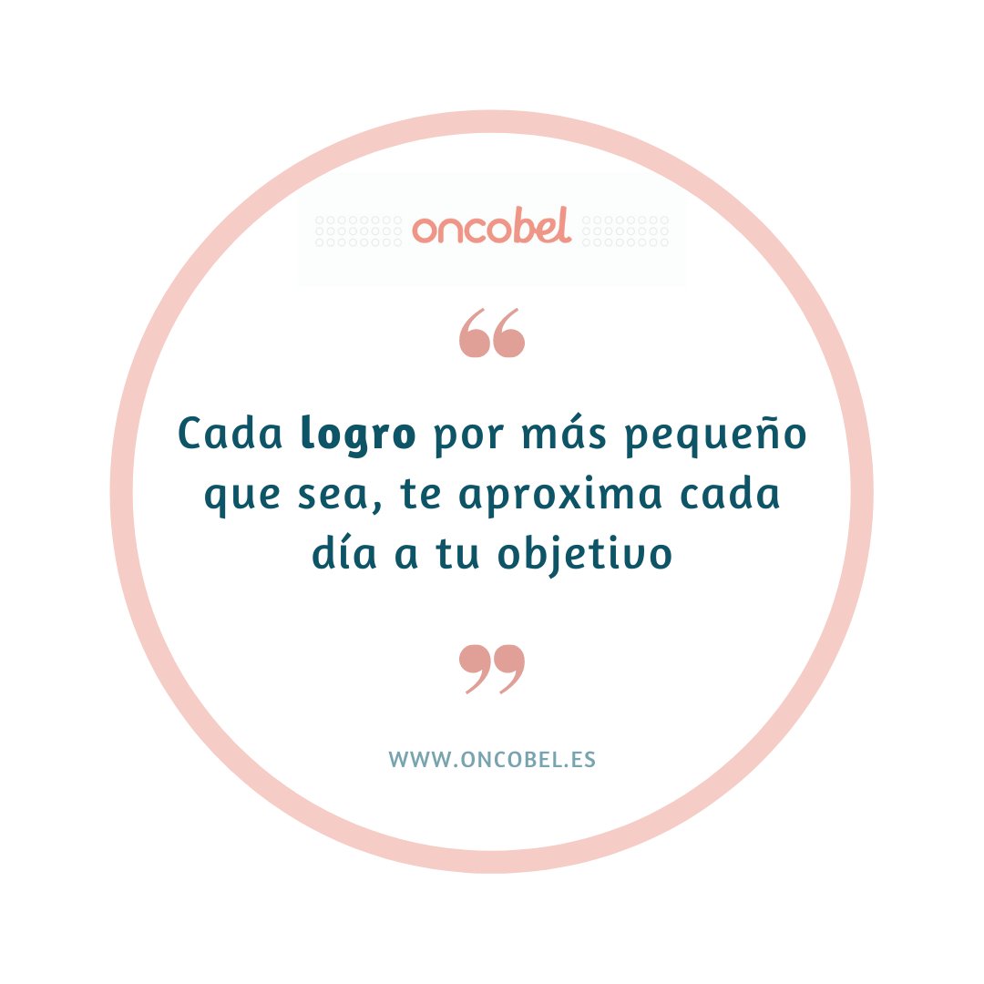 Oncobel's tweet photo. Cada logro por más pequeño que sea, te aproxima cada día a tu objetivo. ¡No te rindas!
#Oncobel #Siguesiendotu #quimioterapia #alopecia https://t.co/xYeCxDmLo2