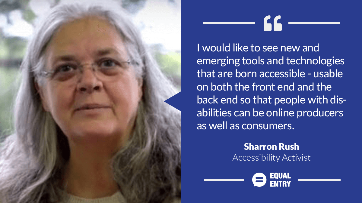 Equal_Entry's tweet image. You may have heard of @knowbility's #Accessibility Internet Rally (AIR) or #AccessU. Meet @sharrush, the person behind it and see what accessibility barrier she'd like to see solved: buff.ly/3qNTjlq

#a11y