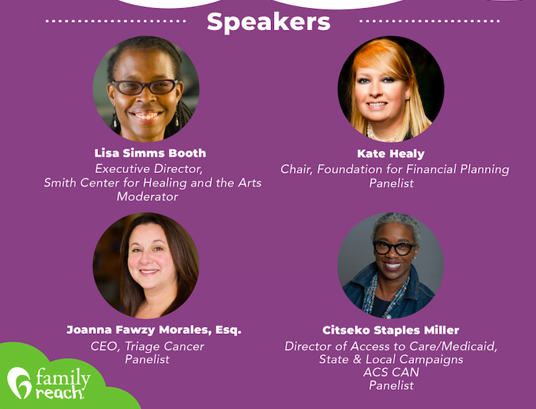 familyreach's tweet photo. "We're only going to be able to get through this by collaborating and working together," shares @LSimmsDC on eliminating disparities in cancer care. #ImagineSeries https://t.co/AWK2B5mE60