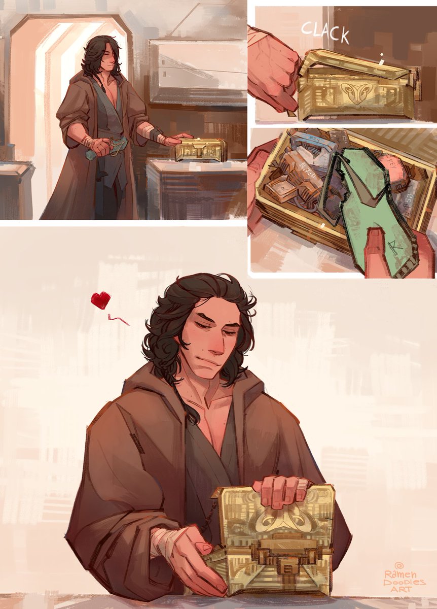 It's finally done! Post- #StarWars TROS #reylo fluffyness!
"Canon"? What's that?