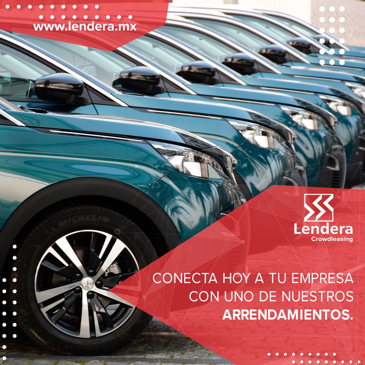 lenderamx's tweet photo. Moderniza los autos de tu empresa con uno de nuestros arrendamientos.

Ingresa hoy e inicia tu solicitud:
https://t.co/hK5tlKRkmp

#crowdleasing #arrendamiento #empresas https://t.co/Xui0nulP5v
